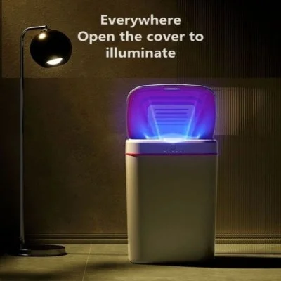 Rechargeable Smart Trash Can 20L with Battery _ White